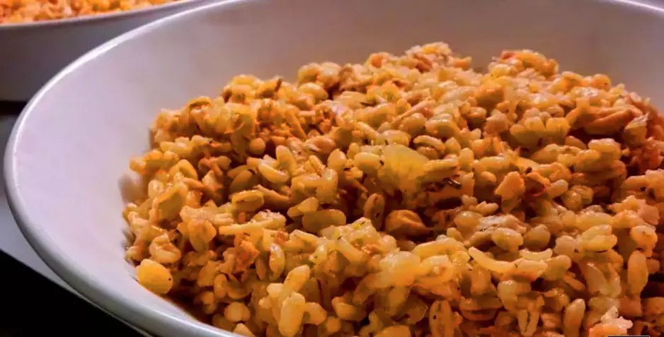 Blésotto à la crème de mangue