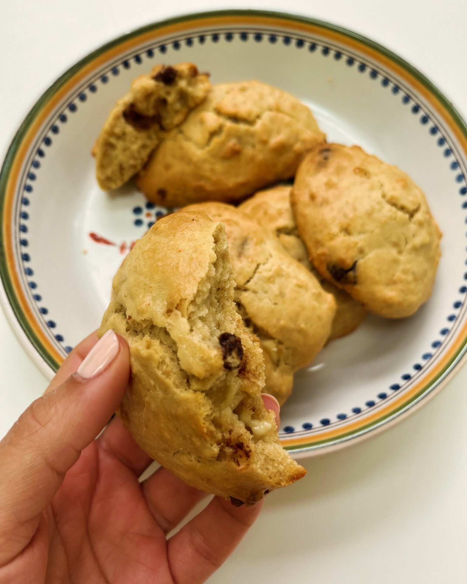 Biscuits moelleux aux pépites de chocolat -Ig bas